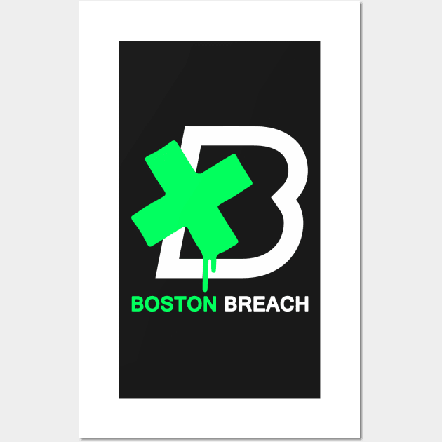 Boston Breach Merch Boston Breach Logo Wall Art by Thomas-Mc